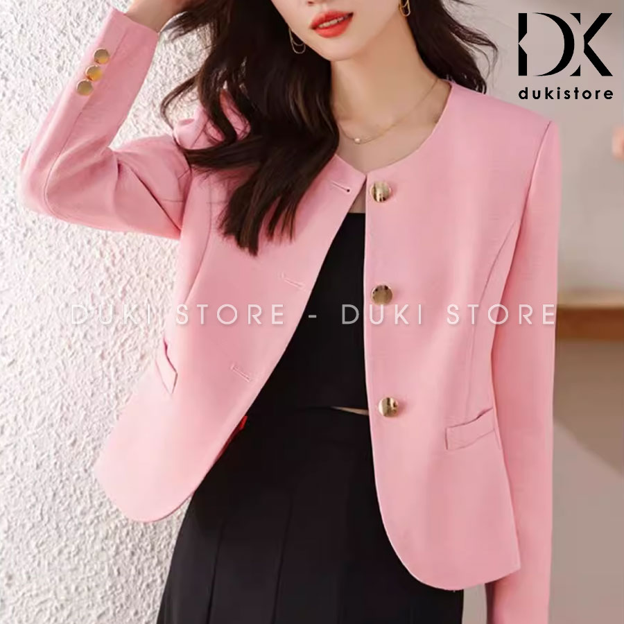áo vest áo blazer nữ màu hồng 3 cúc đẹp ao-vest-ao-blazer-nu-mau-hong-3-cuc-dep-BLU0110-1.jpg